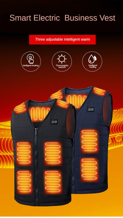 Heated Thermal Vest with USB Charging Port