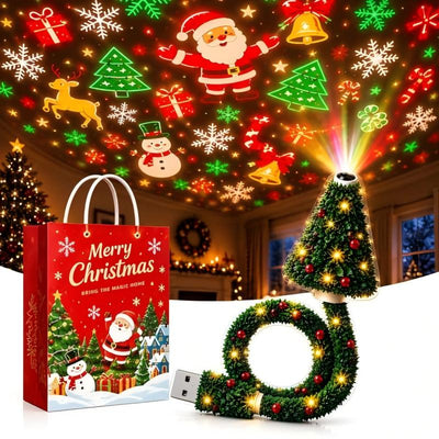 Christmas & Halloween Projector Night Light