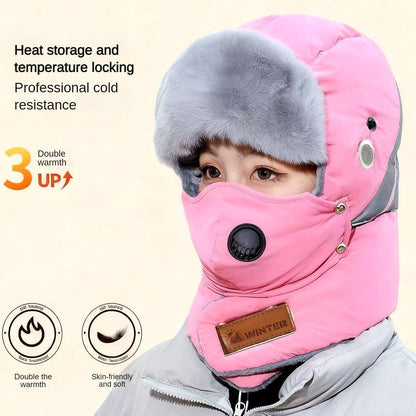 Winter Outdoor Windproof Hat with Ear, Neck & Eye Protection
