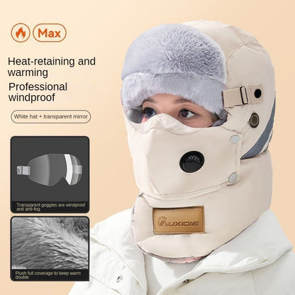 Winter Outdoor Windproof Hat with Ear, Neck & Eye Protection