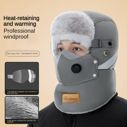 Winter Outdoor Windproof Hat with Ear, Neck & Eye Protection