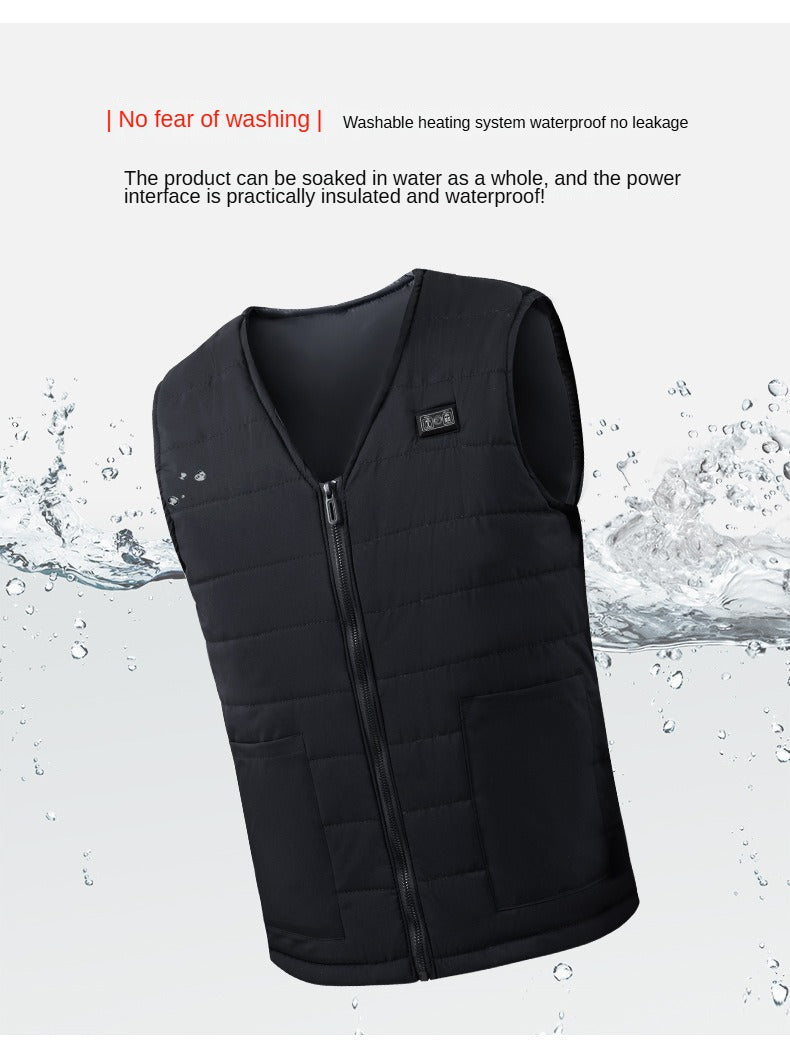 Heated Thermal Vest with USB Charging Port