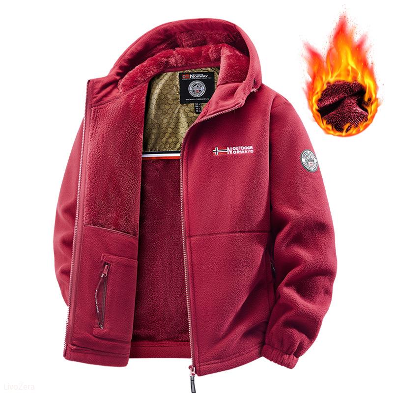 Men's Winter Warm Jacket – Windproof Hooded Parka