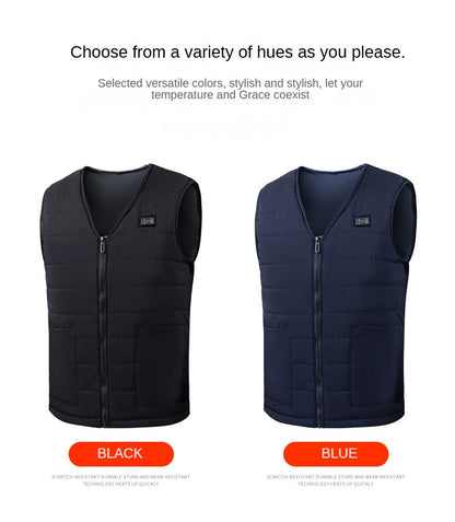 Heated Thermal Vest with USB Charging Port