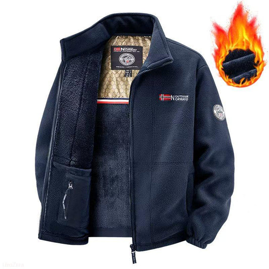 Men's Winter Warm Jacket – Windproof Hooded Parka
