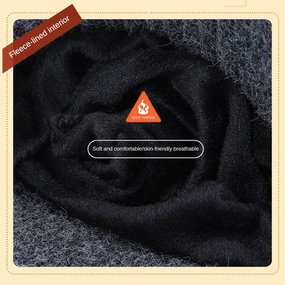 Winter warm knitted cotton hat
