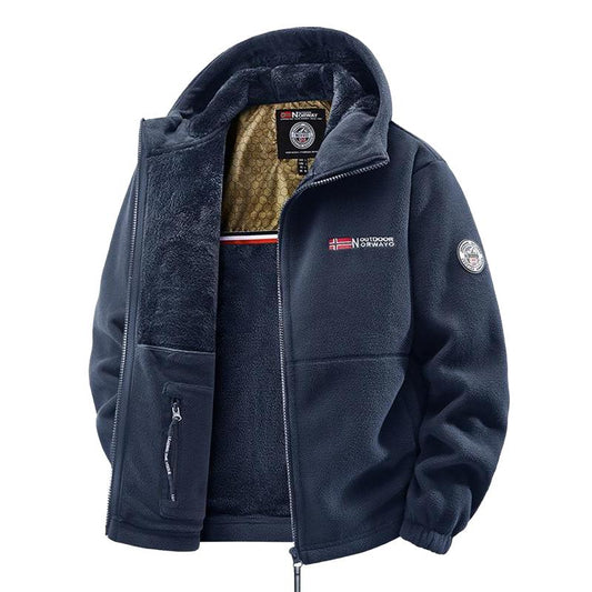 Men's Winter Warm Jacket – Windproof Hooded Parka