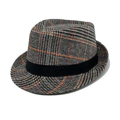 Men's Short-Brim Jazz Fedora Hat