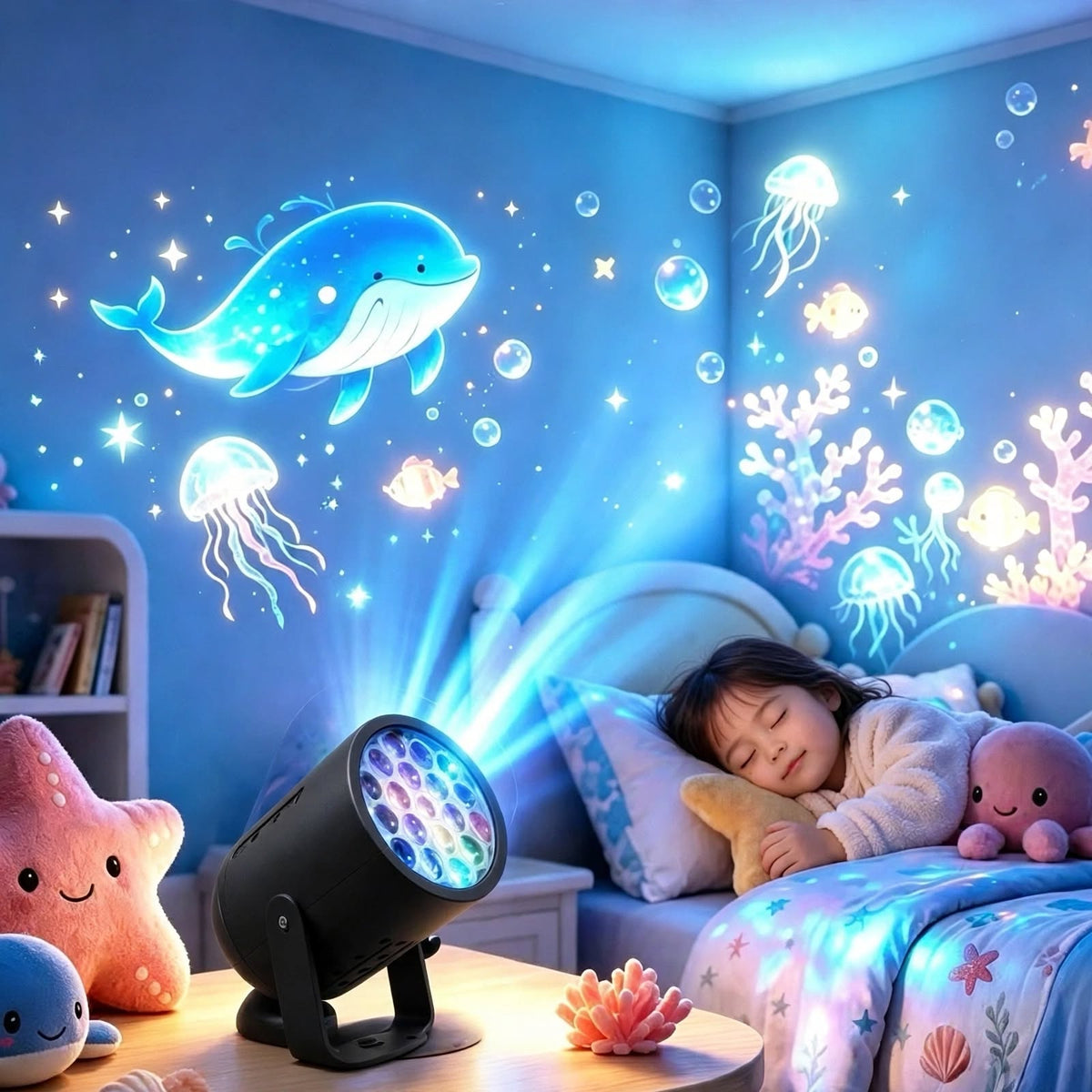 USB Dynamic Rotating Projection Light