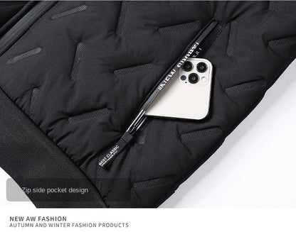 Men's Winter Fleece-Lined Hooded Jacket — Relaxed Fit
