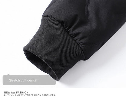 Men's Winter Fleece-Lined Hooded Jacket — Relaxed Fit