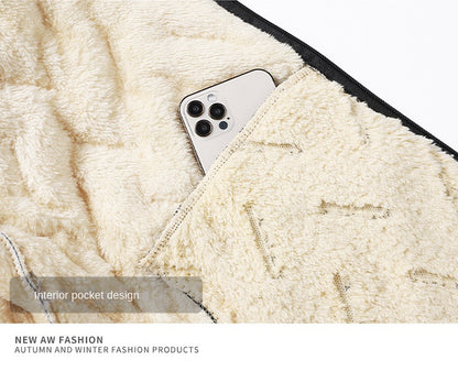 Men's Winter Fleece-Lined Hooded Jacket — Relaxed Fit