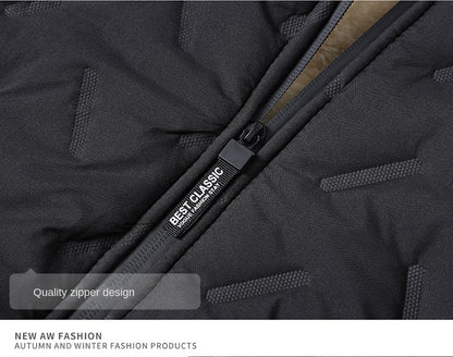 Men's Winter Fleece-Lined Hooded Jacket — Relaxed Fit