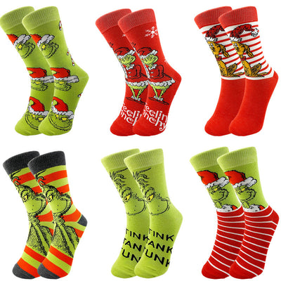 8-Pair Christmas Socks Set