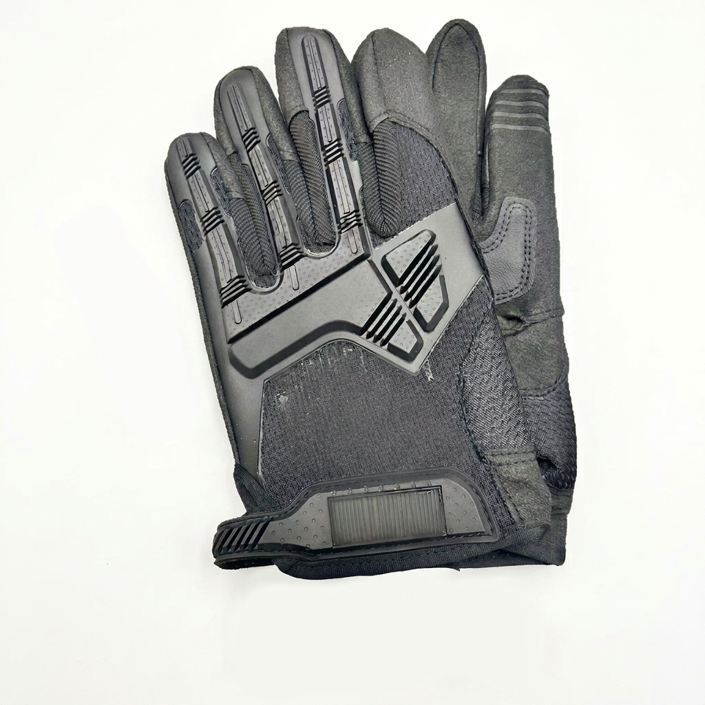 Black glove detail