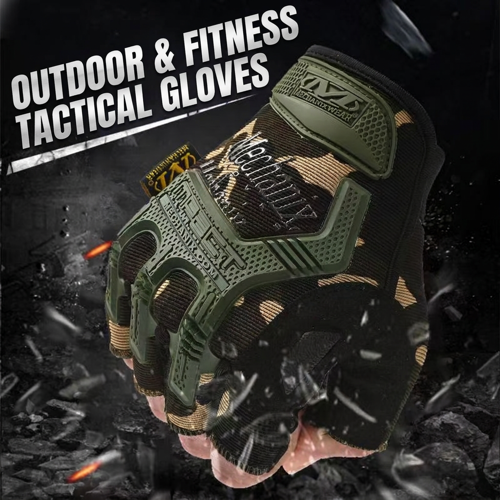 Outdoor and fitness tactical gloves