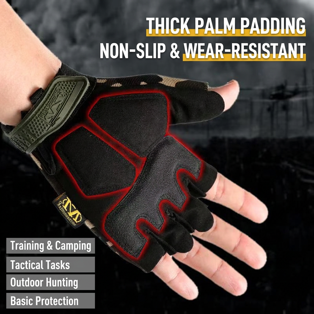 Thick non-slip palm padding
