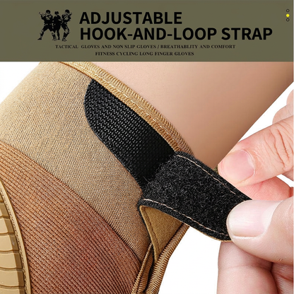 Adjustable hook-and-loop wrist strap