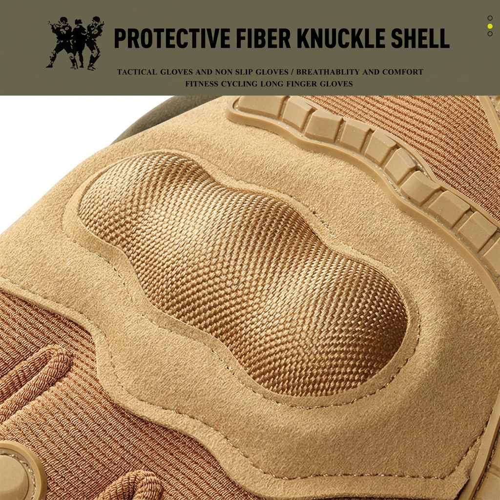 Protective fiber knuckle shell