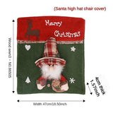 High-back chair cover for elderly people